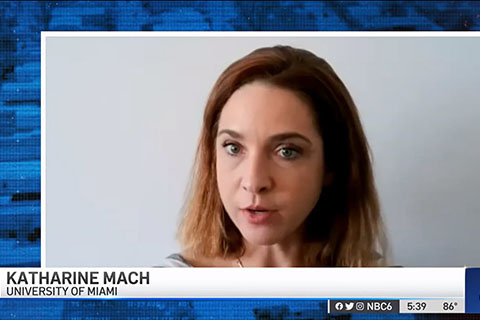 Mach joins NBC Miami news segment