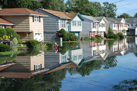 Neighborhood floods