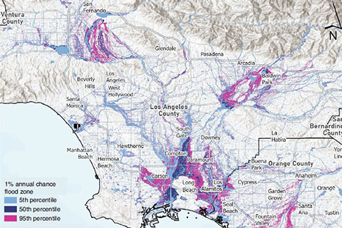 Flood map from Sanders et al paper