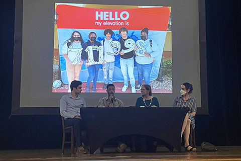 U-LINK team speaks at climate town hall panel event